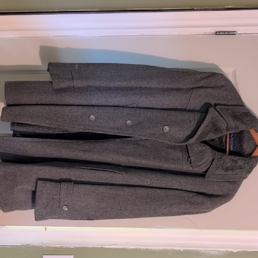Men's Gray Wool Coat